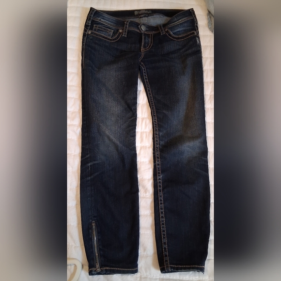 Rock & Republic Indigo Kasandra Midrise Bootcut Jeans Y2K 90s Size 6M - Picture 1 of 7